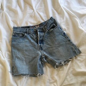High-waisted Vintage Jean Shorts